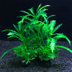 12 Kinds Aquarium Decorative Plants Water Plants Decorative Fish Tank Decoration Artificial Plants Accessories Iandscaping 14Cm