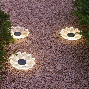 1Pc Solar Acrylic Garden Buried Light Outdoor Garden Light Waterproof Outdoor Luminous Wall Decoration Wall Washing Light