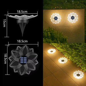 1Pc Solar Acrylic Garden Buried Light Outdoor Garden Light Waterproof Outdoor Luminous Wall Decoration Wall Washing Light