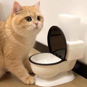 650Ml Cat Water Creativity Toilet Shape Pet Drinking Bowl for Pet Automatic Water Feeder Funny Dogs Cats Drinker Pet Supplies