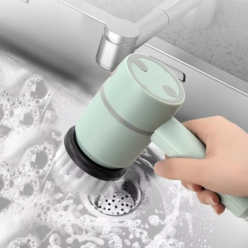 NEW Electric Cleaning Brush Multi-Functional Home USB Rechargeable Electric Rotary Scrubber Household Appliances Cleaning Gadget