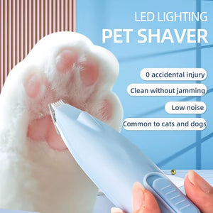 Pet Electric Pushing Scissors Cat Foot Shaver Special Dog Hair Shaver Fader Electric Mute Cat Claw Pedicure Artifact