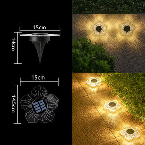 1Pc Solar Acrylic Garden Buried Light Outdoor Garden Light Waterproof Outdoor Luminous Wall Decoration Wall Washing Light