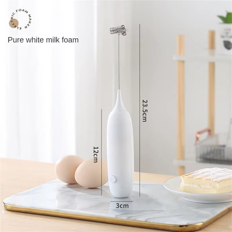 Milk Frother Portable Coffee Stirring Cappuccino Electric Milk Frother Kitchen Drink Bubbler Coffee Foam Innovative