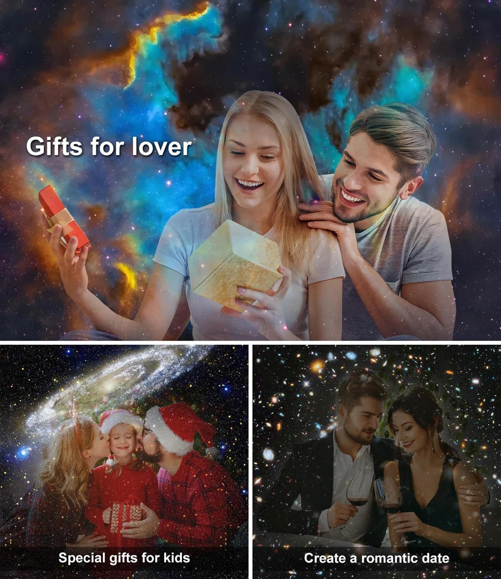 Star Projector Galaxy Light Planetarium Galaxy Projector for Bedroom Aurora Projector Night Light Projector for Kids Adults