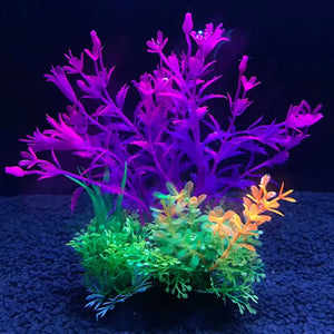 12 Kinds Aquarium Decorative Plants Water Plants Decorative Fish Tank Decoration Artificial Plants Accessories Iandscaping 14Cm