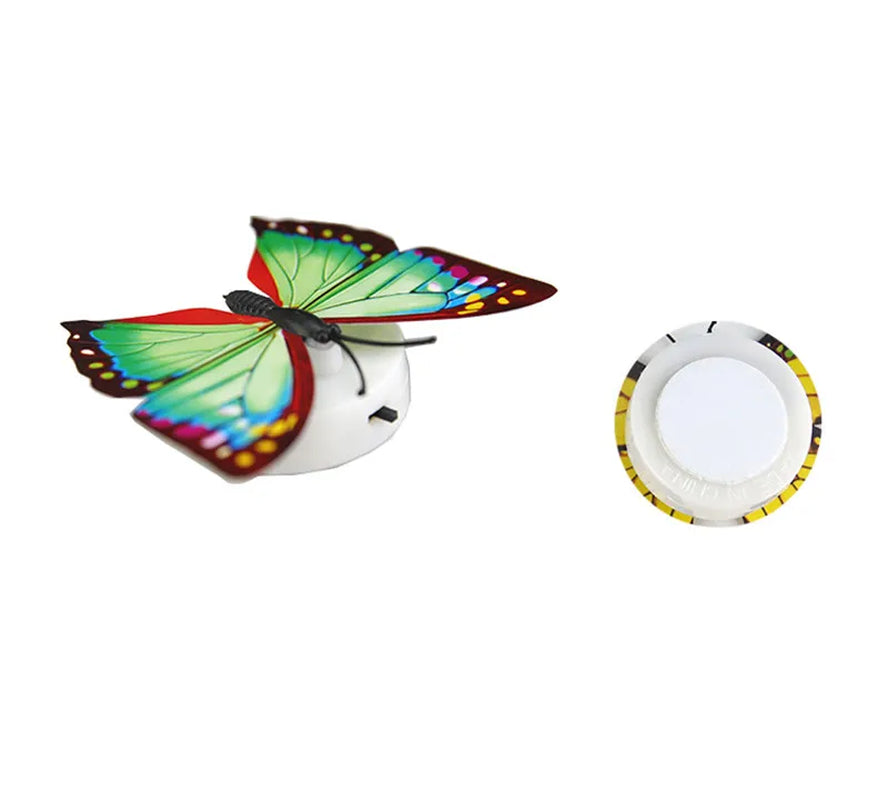 Wall Sticker Wall Decor Colorful Changing Butterfly LED Night Light Lamp Home Room Party Desk Decorations Home Decor Light#Y5