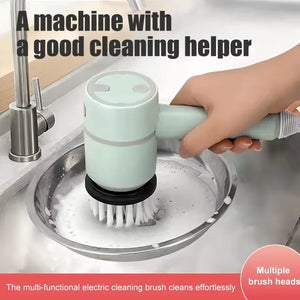 NEW Electric Cleaning Brush Multi-Functional Home USB Rechargeable Electric Rotary Scrubber Household Appliances Cleaning Gadget