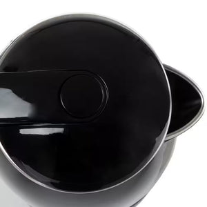 7-Cup Stainless-Steel Interior Electric Kettle Auto-Off Rapid Boil, Black
