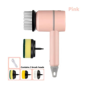 NEW Electric Cleaning Brush Multi-Functional Home USB Rechargeable Electric Rotary Scrubber Household Appliances Cleaning Gadget