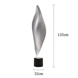 Leaf Shape Artistical Floor Lamps Modern Creative Design Home Decoration LED Floor Lights Bedside Standing Light for Room Decor