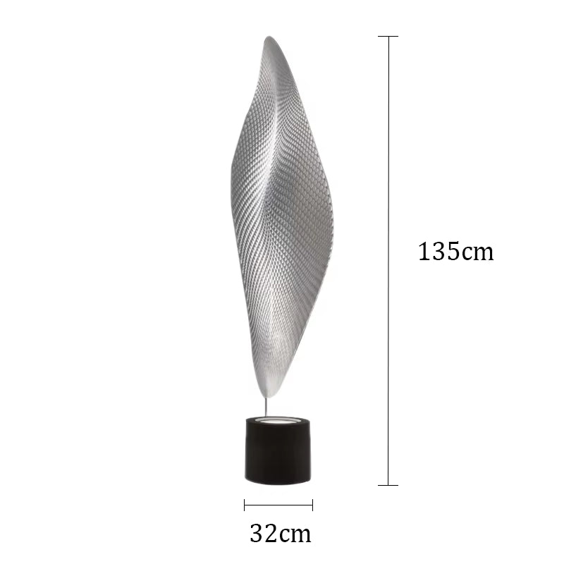 Leaf Shape Artistical Floor Lamps Modern Creative Design Home Decoration LED Floor Lights Bedside Standing Light for Room Decor