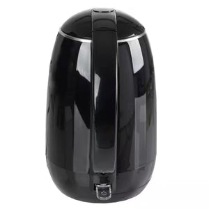 7-Cup Stainless-Steel Interior Electric Kettle Auto-Off Rapid Boil, Black