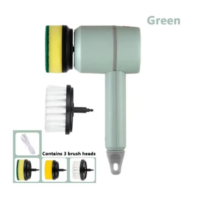 NEW Electric Cleaning Brush Multi-Functional Home USB Rechargeable Electric Rotary Scrubber Household Appliances Cleaning Gadget