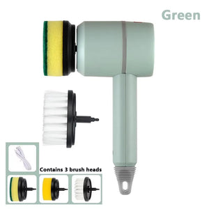 NEW Electric Cleaning Brush Multi-Functional Home USB Rechargeable Electric Rotary Scrubber Household Appliances Cleaning Gadget