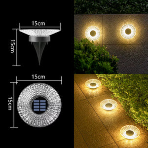 1Pc Solar Acrylic Garden Buried Light Outdoor Garden Light Waterproof Outdoor Luminous Wall Decoration Wall Washing Light