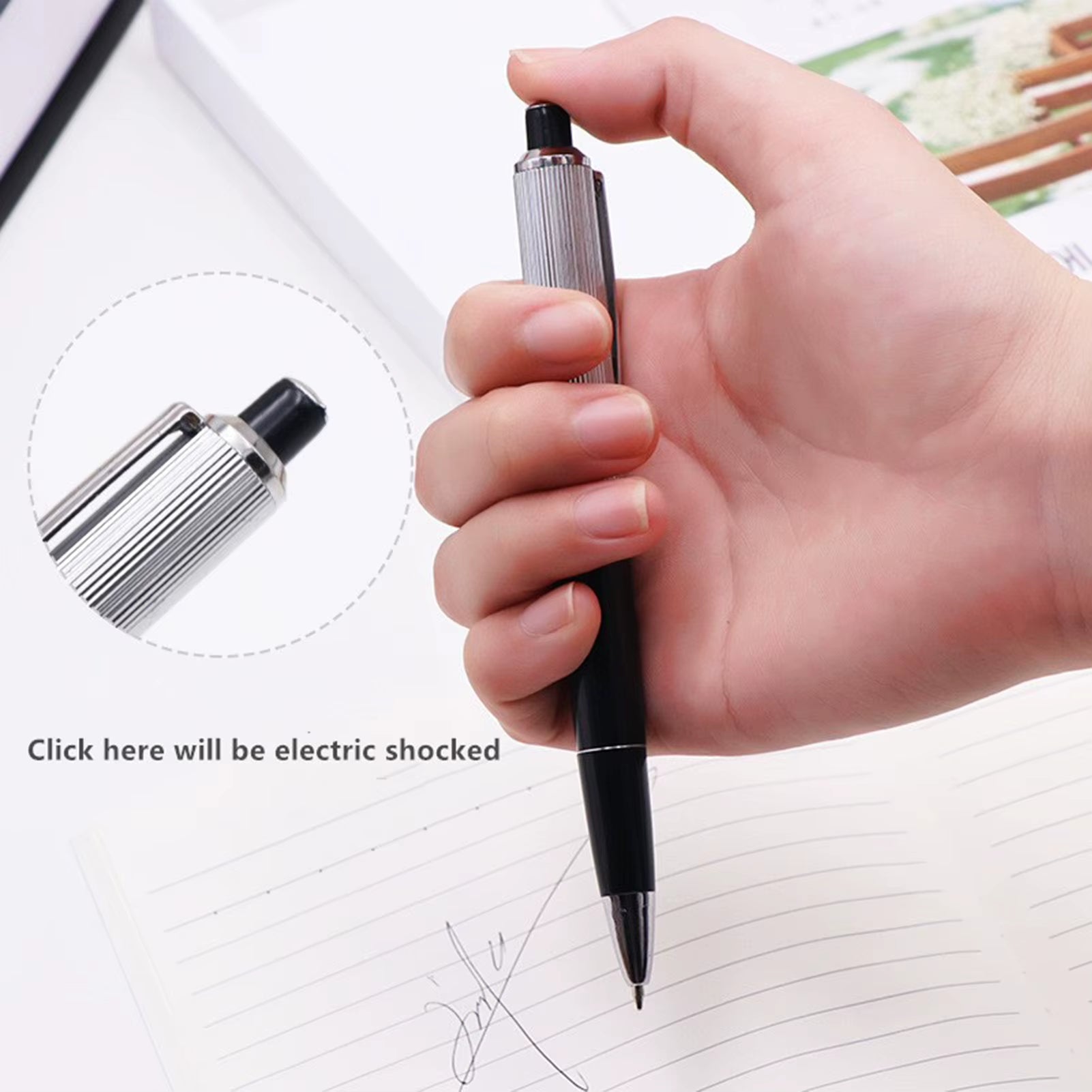 2024 Electric Shock Pen Toy Utility Gadget Gag Joke Funny Prank Trick Novelty Friend'S Best Gift